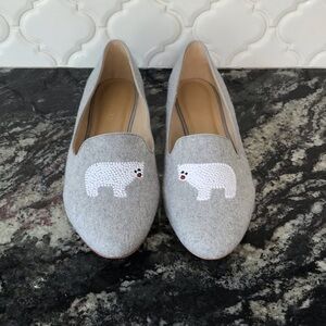 Talbots Ryan Loafers Polar Bear Flats - Women’s 9 NEW!